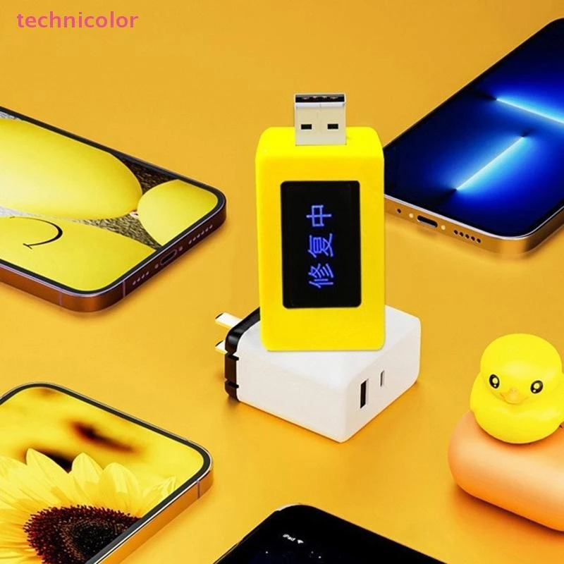[technicolor] ซ่อมแบตเตอรี่สมาร์ทโฟนอเนกประสงค์ USB ซ่อมแบตเตอรี่โทรศัพท์มือถือ Restorer ขยายโทรศัพท์แล็ปท็อปแท็บเล็ตอายุการใช้งานแบตเตอรี่หุ้นใหม่ thumbnail 7