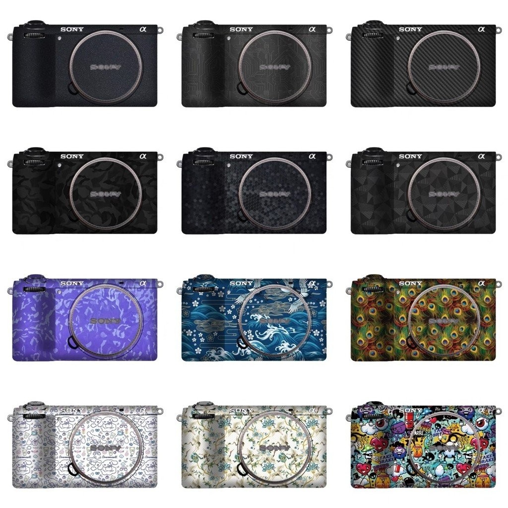 ใช้ได้กับสติ๊กเกอร์กล้อง Sony A6000 A6300 A6400 และฟิล์มกันรอยหน้าจอ A6100 A6500 A6600 A6700