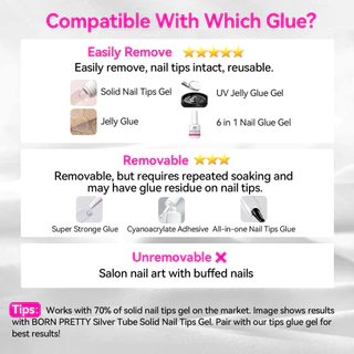 【Local】BORN PRETTY 80ml กาวทาเล็บ Remover สําหรับเล็บปลอมกดบนเล็บ Debonder
