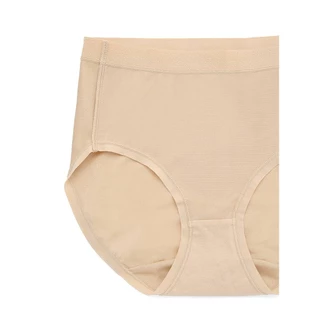 Sabina Habpy Panty กางเกงในทรงเอวสูงปานกลาง รหัส HUZ24042C3 - สีเนื้อเข้ม