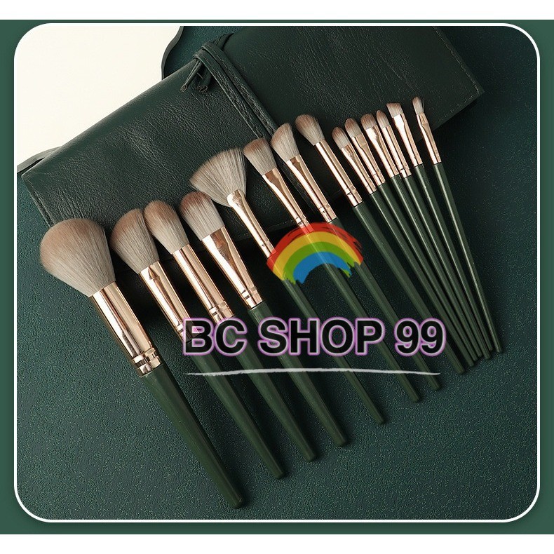 แปรงแต่งหน้า14ชิ้น เซ็ตแปรงแต่งหน้า​​ แปรงแต่งหน้า อุปกรณ์แต่งหน้า ราคาไม่แพง🛒📌 - 2