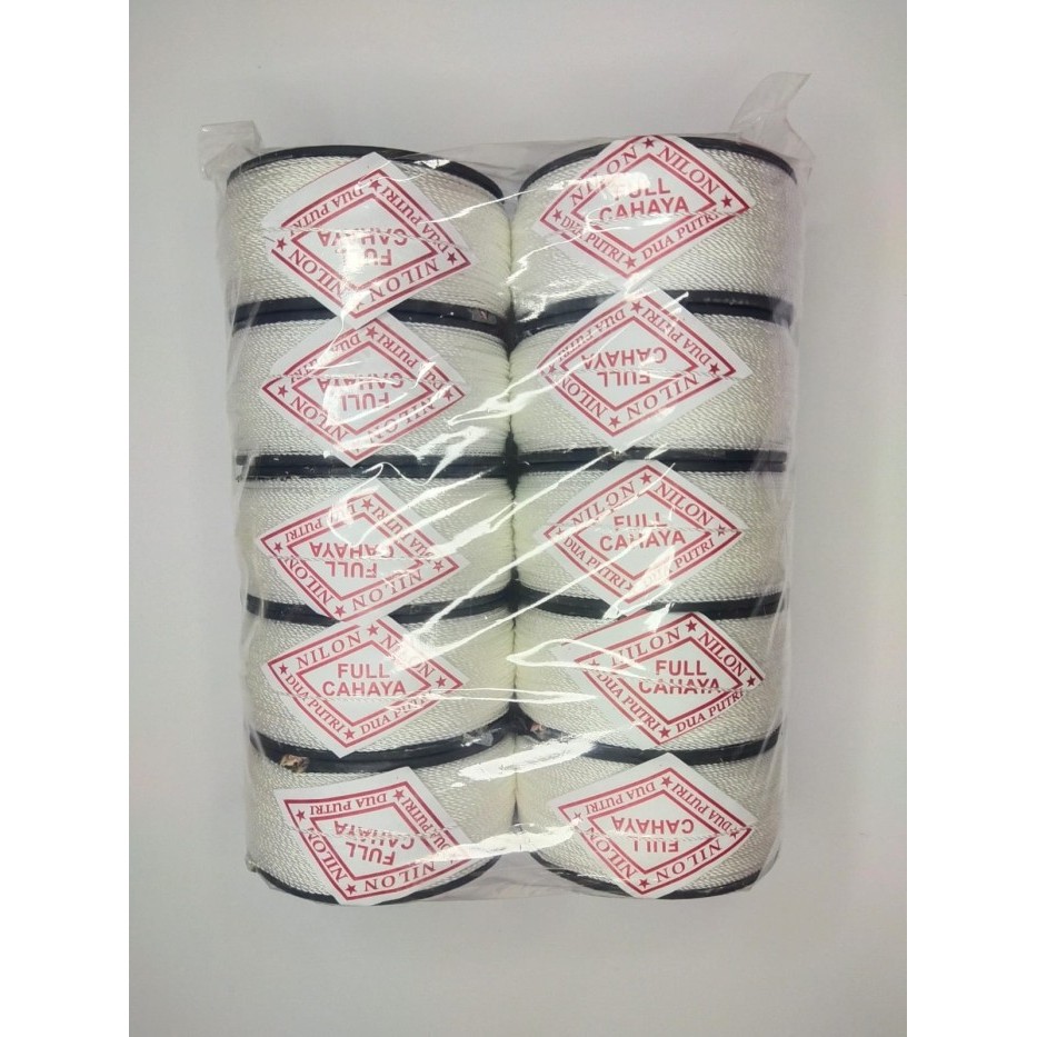 ด้ายก่อสร้าง NYLON THREAD / WHITE NYLON ROPE (GW)
