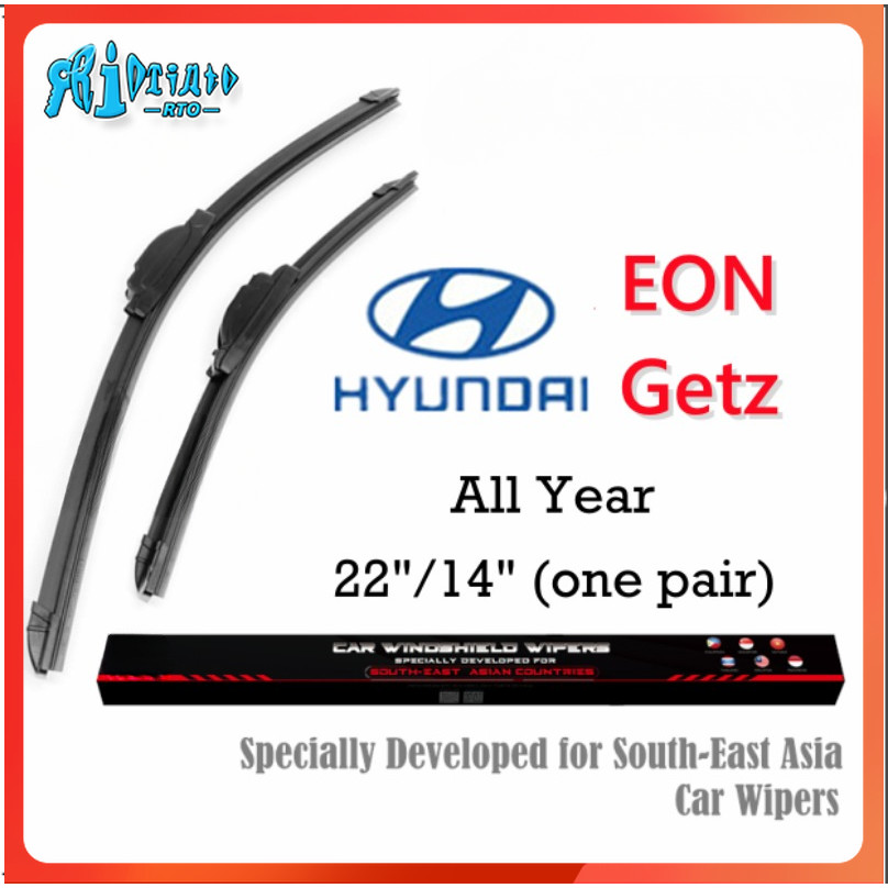 Hyundai ( EON )( GETZ ) ชุดใบปัดน้ําฝนด้านหน้า/คู่สําหรับ All Year Model E on Gets hatchback HB Car 