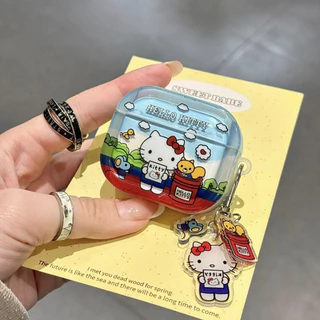 เคสหูฟัง Spring Outing AirPods 4/3/2/1 AirPodsPro2 ซิลิโคนป้องกันการตกหล่น