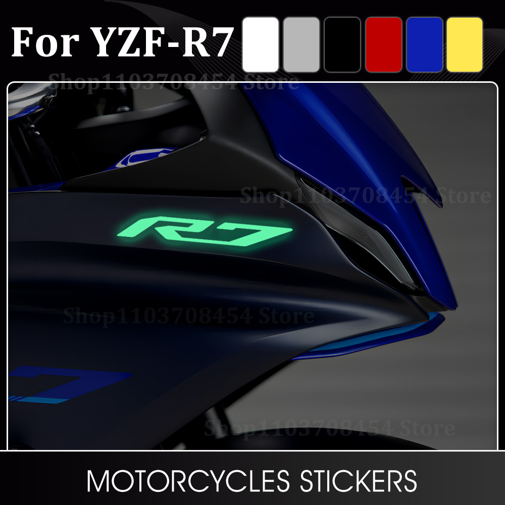 สติ๊กเกอร์รถจักรยานยนต์รูปลอกกันน้ําสําหรับ Yamaha YZF R7 อุปกรณ์เสริม YZF-R7 YZFR7 2022 2023 2024