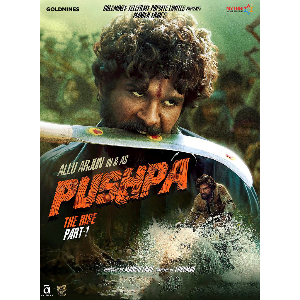 Pushpa The Rise - Part 1 พุชป้า กลับมาตะลุย (2021) DVD หนังใหม่ มาสเตอร์ บรรยายไทย ❌ไม่มีพากย์ไทย❌