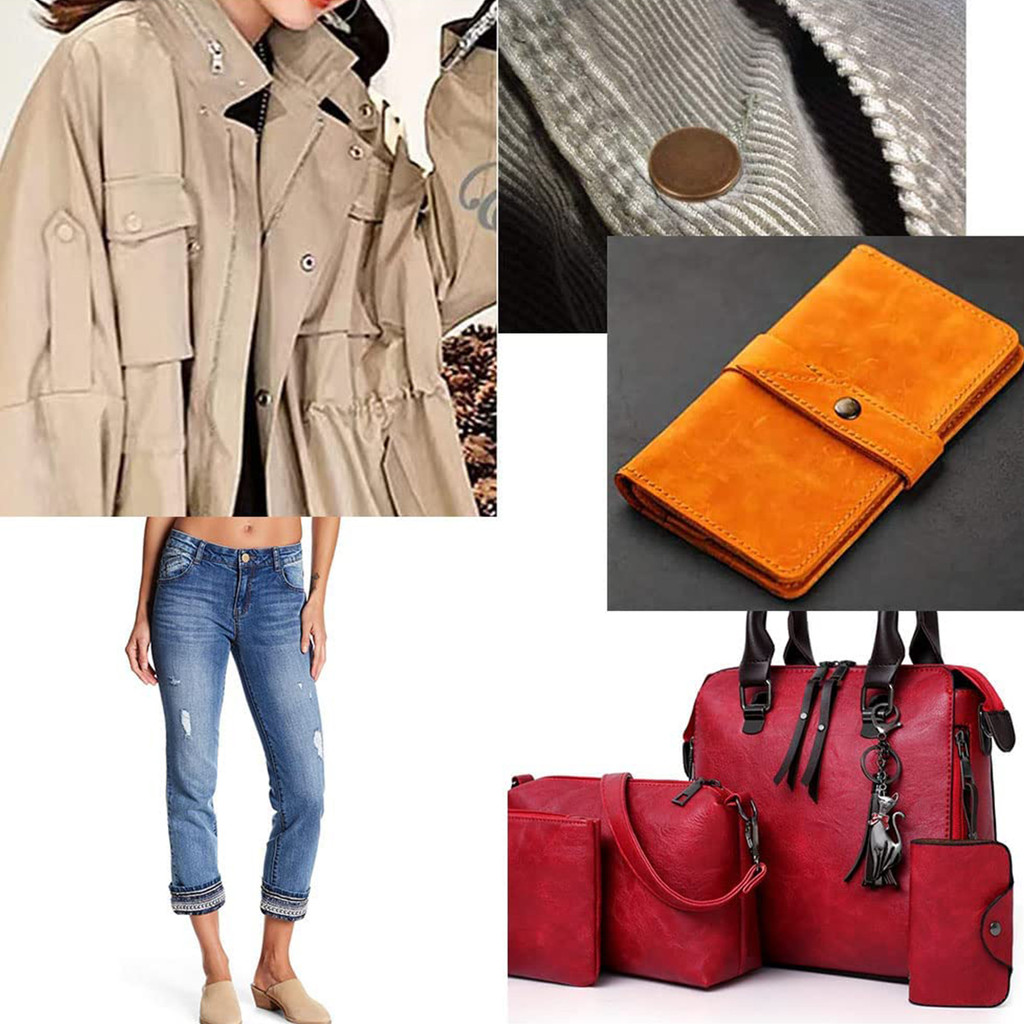 💯💯กระดุมแป๊ก ชุดกระดุม ยึดสแน็ป สเตนเลส ทนทาน 200 ชิ้น พร้อมคีม DIY ชุดตอกพร้อมกระดุมคีมติด ที่ตอก กระดุมแป๊ก 15mm - รูปที่ 5