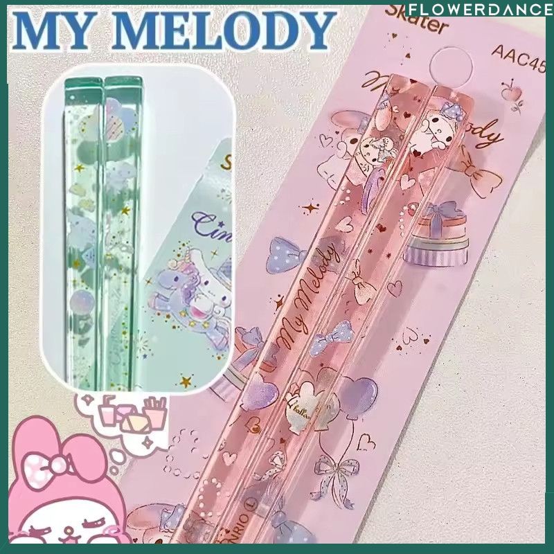 ตะเกียบ Sanrio Melody ลายการ์ตูน ตะเกียบกันเชื้อรา ตะเกียบกันลื่น อุปกรณ์ทำอาหารน่ารัก จัดส่งรวดเร็ว