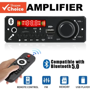 DC 5V บลูทูธ 5.0 MP3 บอร์ด 6W เครื่องขยายเสียง MP3 เครื่องเล่นรองรับ 3.5 มม.USB TF FM สําหรับโมดูล
