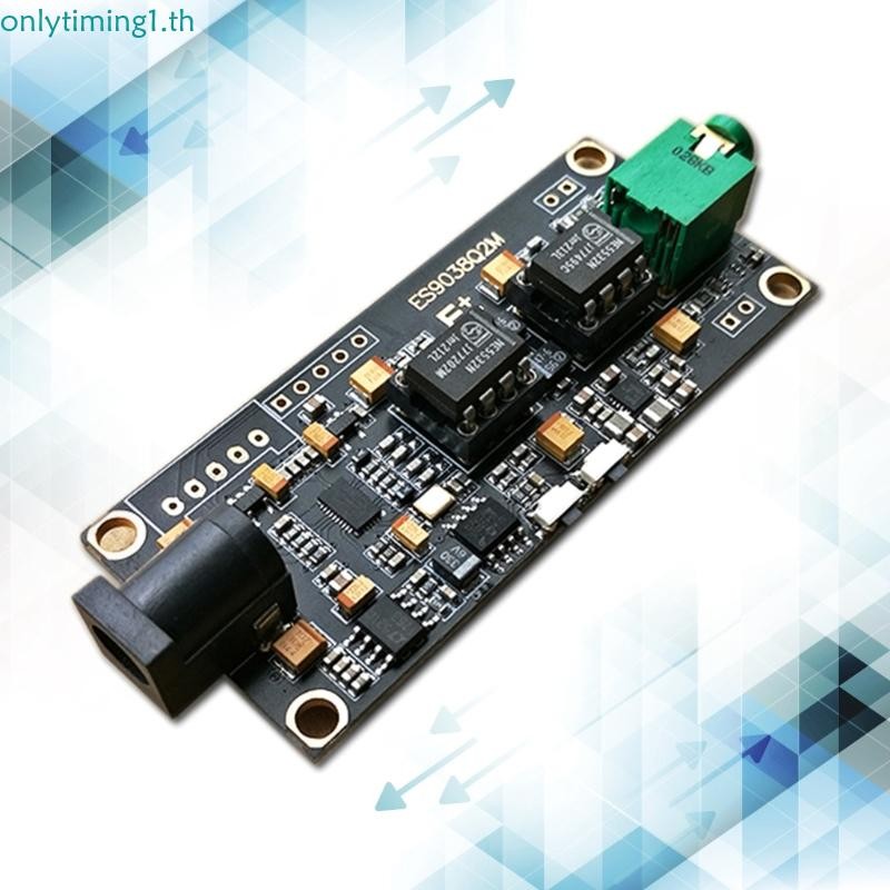Onlytiming ES9038Q2M บอร์ดอินพุต I2S ตัวถอดรหัสโมดูล USB แบบอะซิงโครนัส ES9018K2M ES9018 I2S อินพุตถ