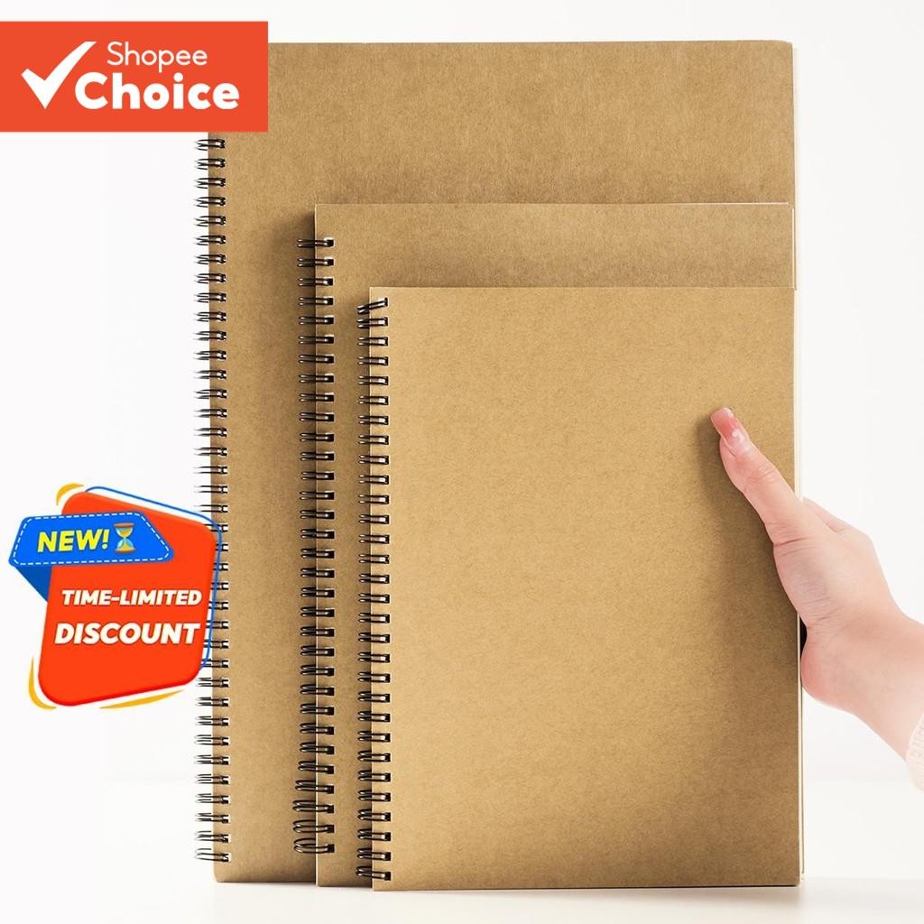 1 ชิ้น A5 กระดาษคราฟท์ Sketchbook - 160 GSM มือวาดสีน้ําและการวาดภาพหนังสือ DIY Creation Practice Drawing Pape Sketch Book สําหรับเด็ก, อุปกรณ์ศิลปะสําหรับผู้ใหญ่