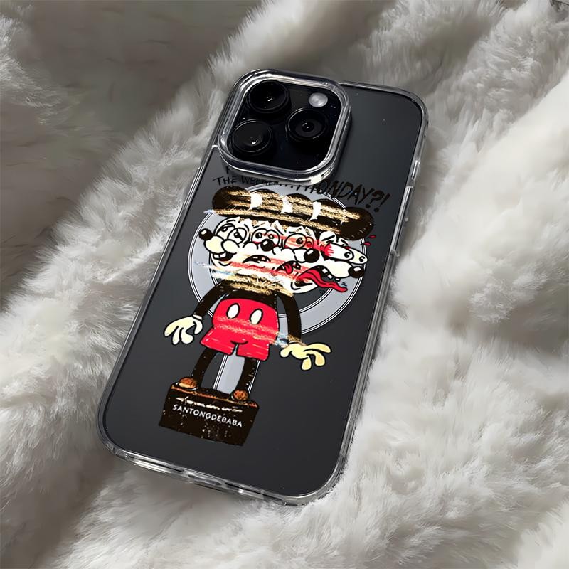 สําหรับIphone 手机壳 11 12 13 14 15 16Plus 11Pro 13Pro 11 12 13 14 15 16PRO MAXการ์ตูนMickeyเปลือกแม่เห