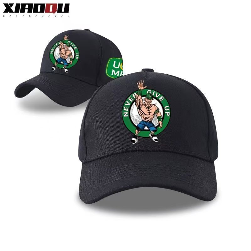 WWE John Cena มวยปล้ํารอบ John Cena สไตล์เดียวกันลิ้นเป็ดหมวกผู้ชายและผู้หญิงลําลองเบสบอลหมวกบังแดด