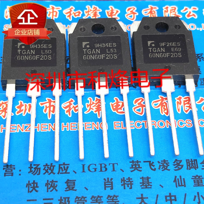 TGAN60N60F2DS คลังสินค้าคลังสินค้าพร้อม TO-3P 600V 60A ยิงตรงได้มากกว่า 100 จัดส่งฟรีภาพจริง