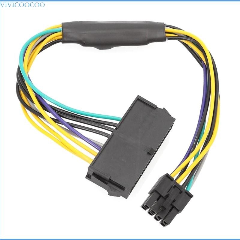 VIVI Power 24 pin to 8pin Power Supply Adapter Cable สําหรับ Optiplex 3020 7020 9020