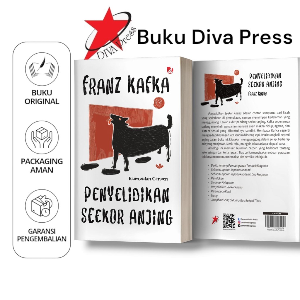 DIVA Press - หนังสือวิจัยสุนัข - Franz Kafka