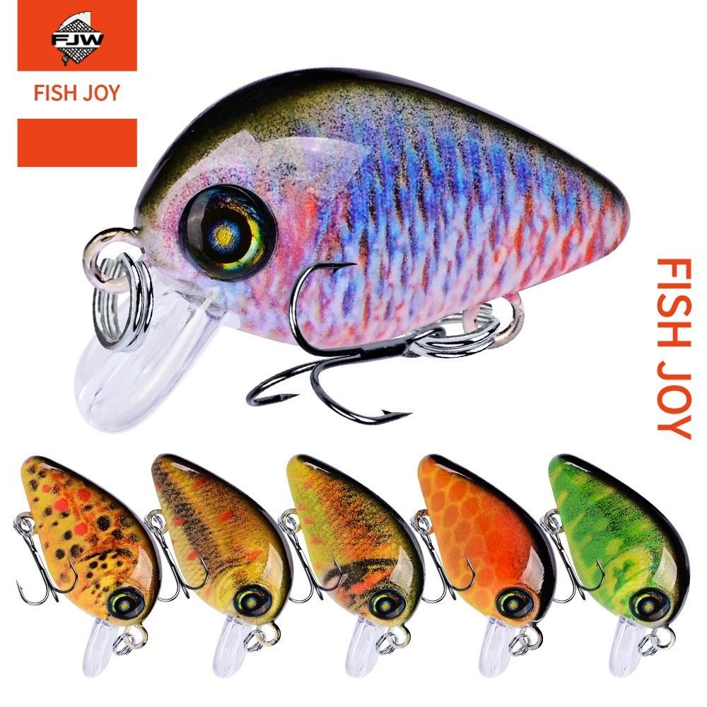 F120 ตกปลา ปลาปลอม เหยื่อเรืองแสง 3D ตาปลา สีสันสดใส ลายพราง ลายสาดสี ปลายแหลม สะพานเหยื่อ