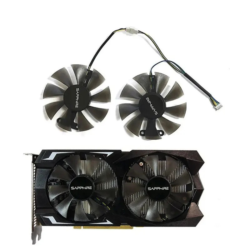 GA91S2H 4PIN 85 มม.DC 12V 0.35A RX 560 GPU Cooler สําหรับ Sapphire RX560 RX 460 550 กราฟิกการ์ดเปลี่
