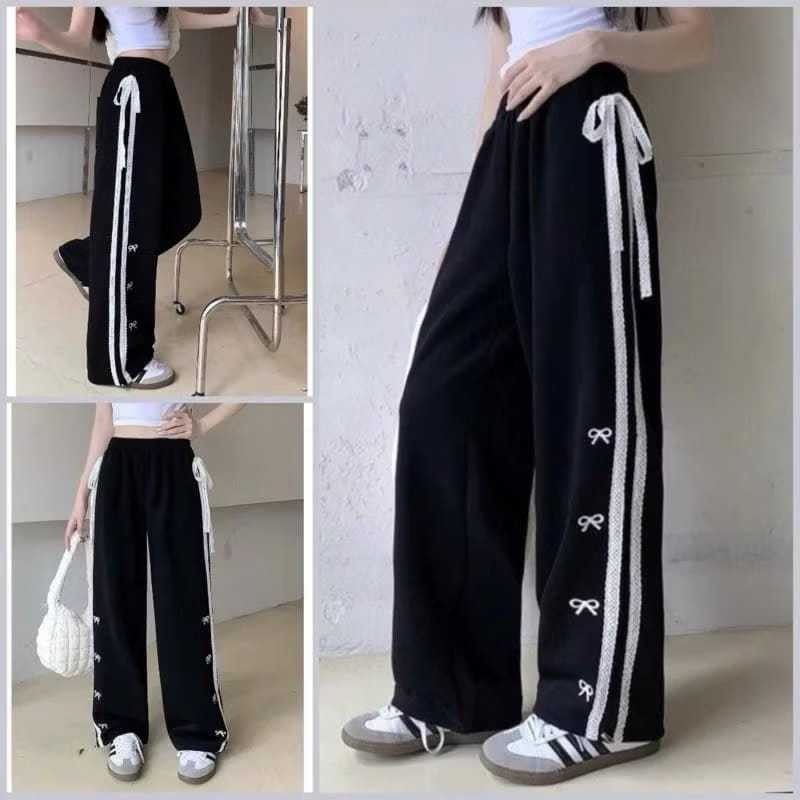 DOLLAR - กางเกง ZER FLAIRA รุ่น NEWEST RIBBON POLE, LIST PANT / NIKI Babyterry Ribbon JOGGER / กางเก