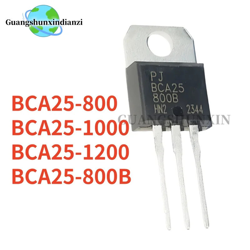 1-5PCS BCA25-800 BCA25800 BCA25-800B BCA25800B BCA25-1000 BCA251000  BCA25-1200 BCA251200  TO-220 ทรานซิสเตอร์ภาคสนามเอฟเฟกต์
