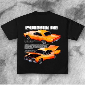 Plymouth 1969 Road Runner Tshirt เสื้อไมโครไฟเบอร์ Limited Edition