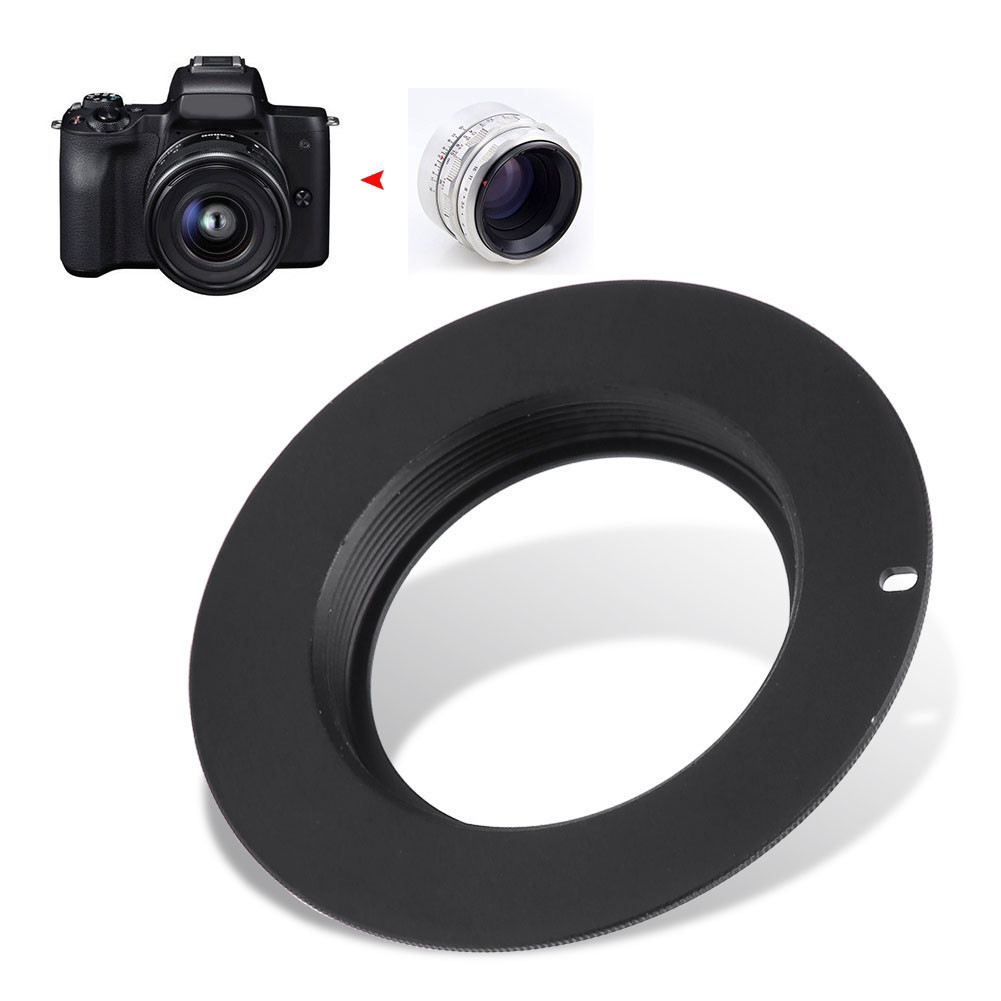 M42-EOS Mount Adapter Ring Lens Aluminum Alloy 6.5x6.5x0.8 ซม. สำหรับกล้อง Canon M42 EOS ช่างภาพ EOS