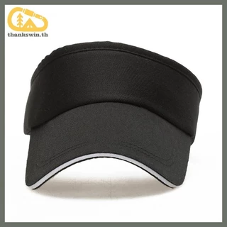 Thankswin Empty Top Visor ผู้หญิงครีมกันแดดหมวก Man ผ้าฝ้ายสําหรับวิ่งเทนนิสกอล์ฟ Unisex th