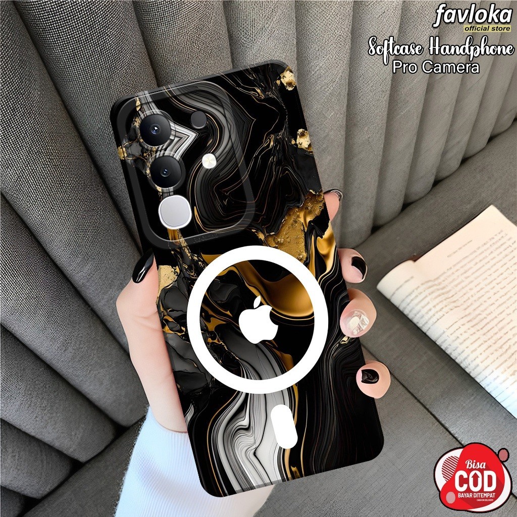 HP เคส VIVO Y29 4G 2025 ล่าสุด - FAVLOOKA - เคสแฟชั่นแบรนด์ - VIVO Y29 4G Softcase - Macaroon Tpu Pr