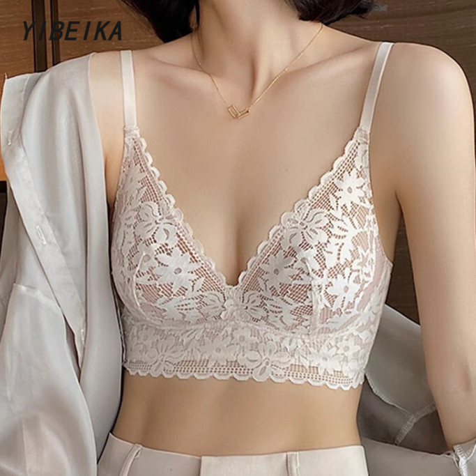 ชุดชั้นในลูกไม้ เซ็กซี่ มีคุณภาพดี ไร้โครง สำหรับผู้หญิง มาใหม่