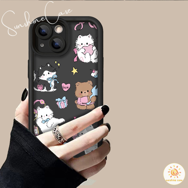 พร้อมส่ง เคสมือถือสำหรับOPPO รูปแมวสวยงามของขวัญ รูปที่ 5