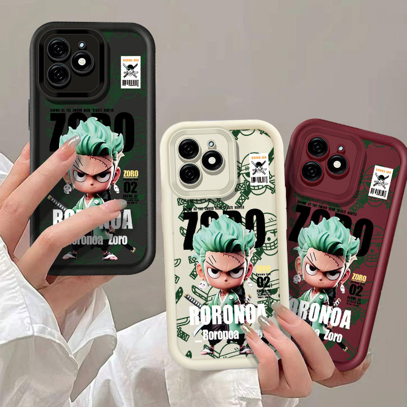การ์ตูน Roronoa Zoro เคสโทรศัพท์สําหรับ Infinix Smart 9 HD Tecno POP 9 Spark Go 1 Spark Go 2025 กันก