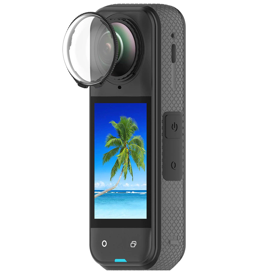 2PCS เลนส์กล้องฟิล์มสําหรับ Insta360 X5 X4 Air X3 X2 PC เลนส์สําหรับ Insta360X5 Insta360X4 X4Air Insta360X3 Insta360X2 Anti-Scratch ป้องกันกีฬากล้อง thumbnail 3