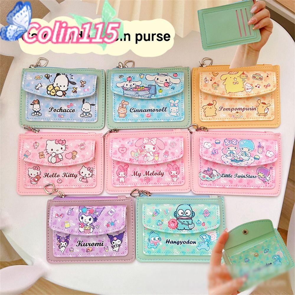 โคลินา115กระเป๋าใส่เหรียญ,หนัง ปู่ การ์ตูนกระเป๋าสตางค์บาง,แฟชั่นซิปกระเป๋าเก็บมินิผู้หญิงสาว