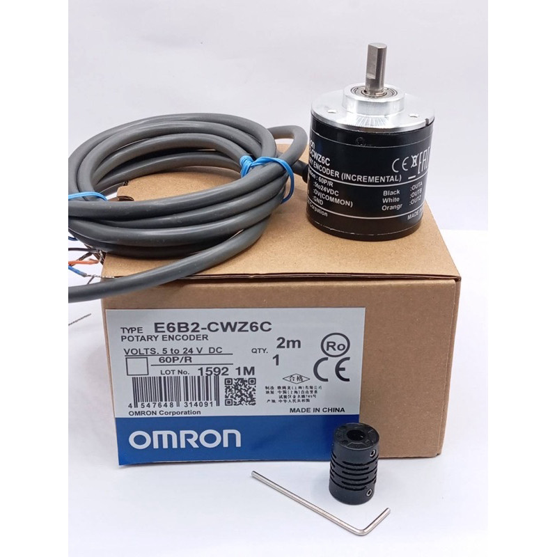 E6B2-CWZ6C 60P/R TYPE E6B2-CWZ6C POTARY ENCODER VOLTS. 5 to 24 V  DC 60P/R