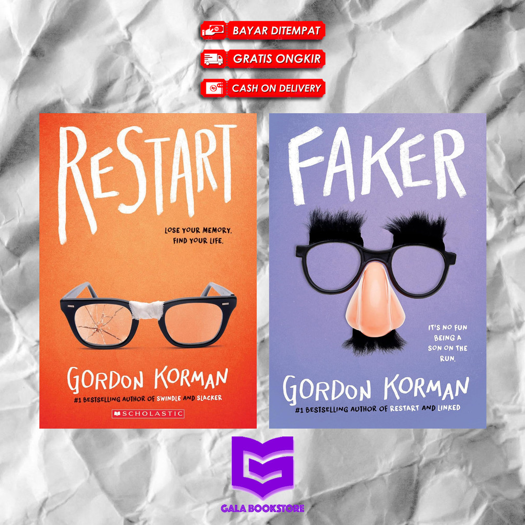 Restart & Faker - Gordon Korman (อังกฤษ)