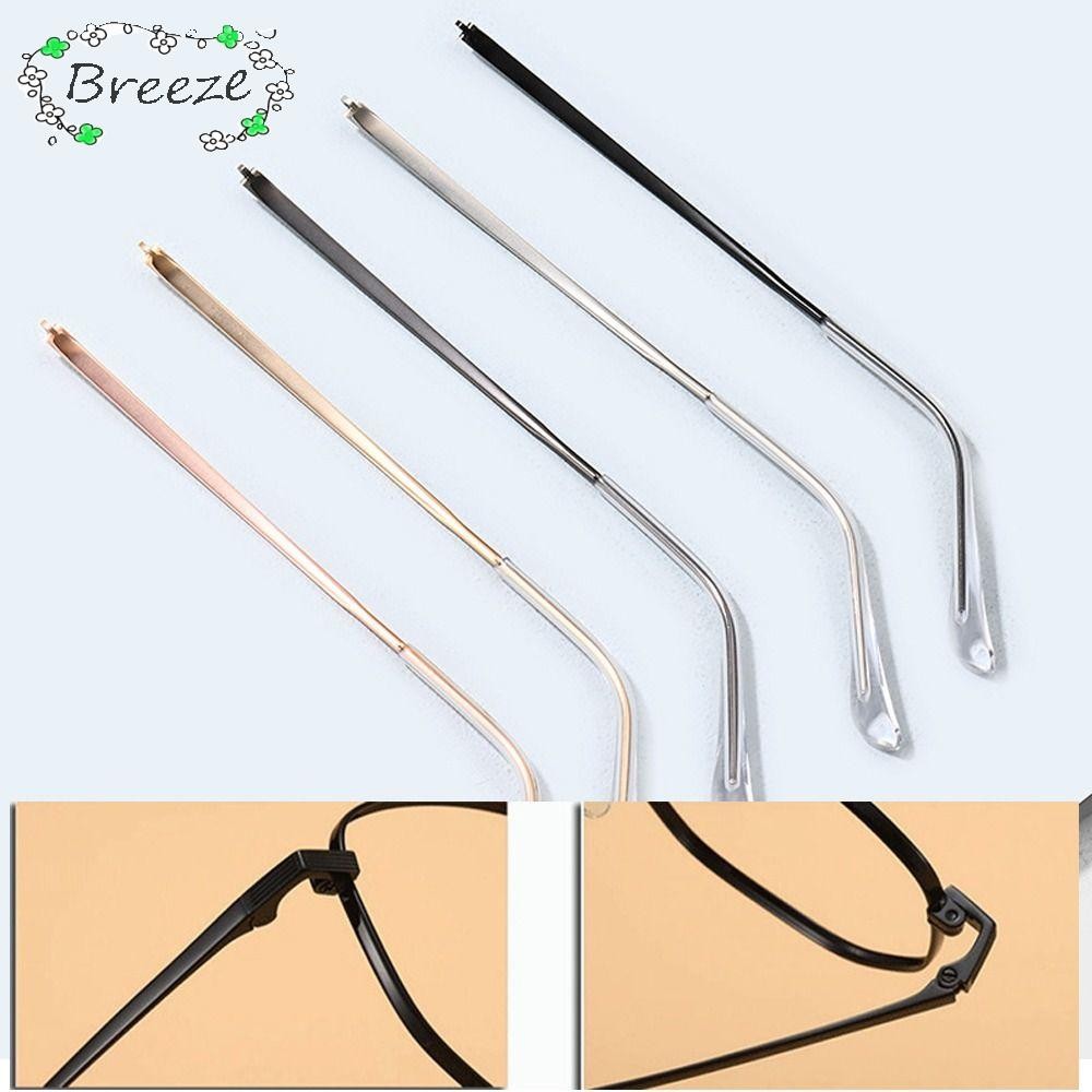 BREEZE แขนแว่นตา, โลหะโปร่งใสฝาครอบเท้าเปลี่ยนขา, Universal Anti-Slip ซ่อมเครื่องมือกรอบแว่นตา