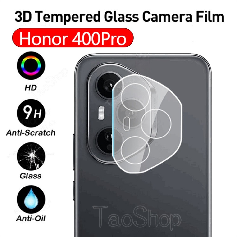 3D เลนส์กล้องกระจกนิรภัยเต็มรูปแบบป้องกันฟิล์มสําหรับ Honor 400 pro Lite 400pro 400Lite 4 00 Honor40