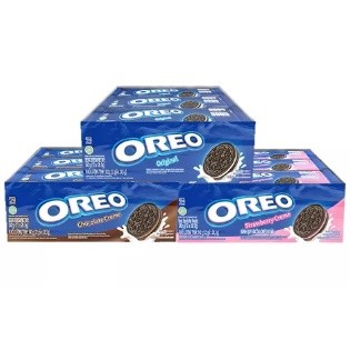 OREO โอรีโอ คุกกี้แซนวิชสอดไส้ครีม ขนาด 27.6 แพ็ก 12 ซอง