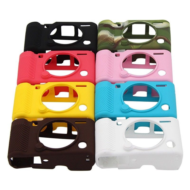 ปลอกสําหรับ Fuji XA3 XA5 กระเป๋ากล้องซิลิโคนอ่อนนุ่มป้องกันรอยขีดข่วนกันกระแทก Fuji XA3 XA5 ซิลิโคนป