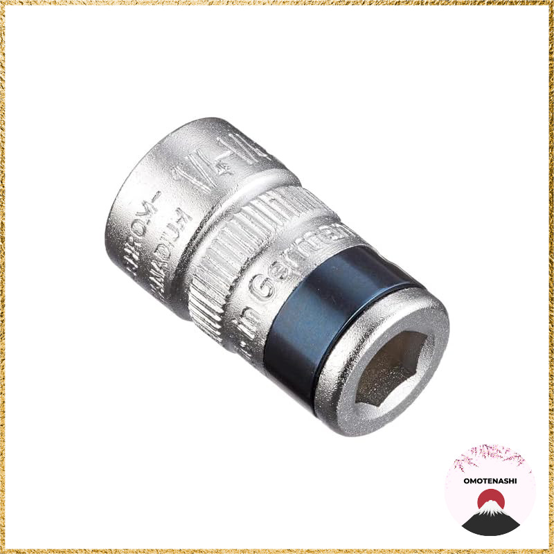 HAZET bit adapter 2250-1 with spring-loaded bit locking mechanism, for square drive 6.3mm (1/4 inch)