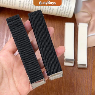 Busybuys 1คู่ สายรัดแขนเสื้อยืดหยุ่น สายรัดแขนเสื้อ กันลื่นของผ้า ปรับได้ Elastic Armband