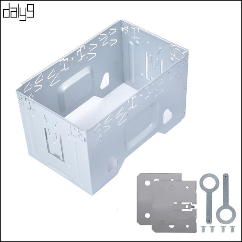 2 Din Car Stereo Mounting Bracket Heavy Duty Metal Frame for B5 MK3 MK4 Vehicles