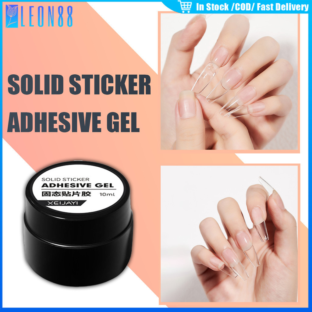 ของมาใหม่！10ML กาวติดเล็บเจลยูวี สําหรับตกแต่งเล็บอะคริลิค เจลติดเล็บปลอม Nee Jolie