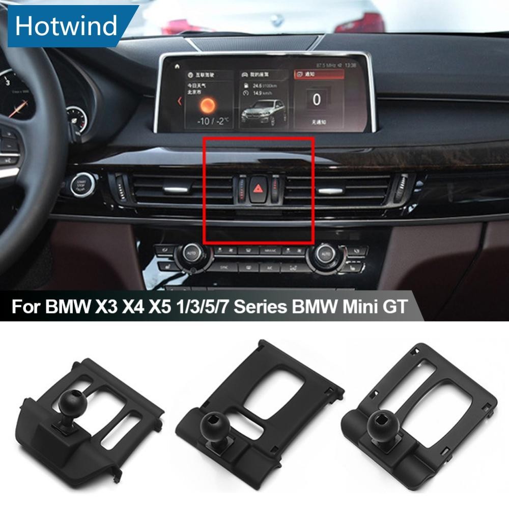 HW รถผู้ถือโทรศัพท์ขาตั้งเฉพาะ Mount Bracket รถยนต์ฐานคงที่สําหรับ BMW X3 X4 X5 1/3/5/7 Series BMW M