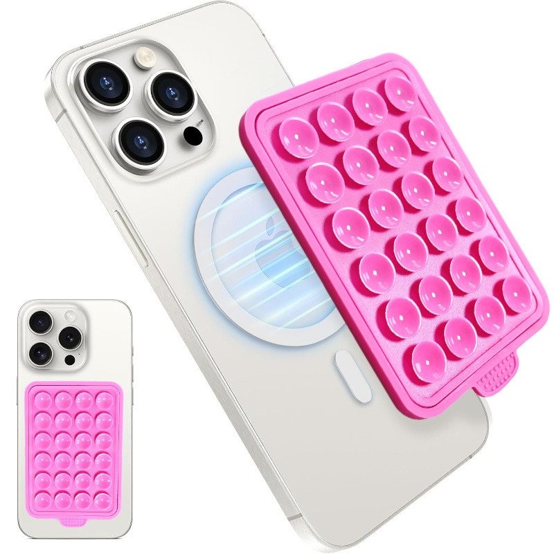 ที่วางโทรศัพท์ซิลิโคนแม่เหล็ก 24 ชิ้น - ขาตั้งเซลฟี่สากลพร้อมแรงดูดที่แข็งแกร่ง กันลื่น และแฮนด์ฟรี - รูปที่ 5