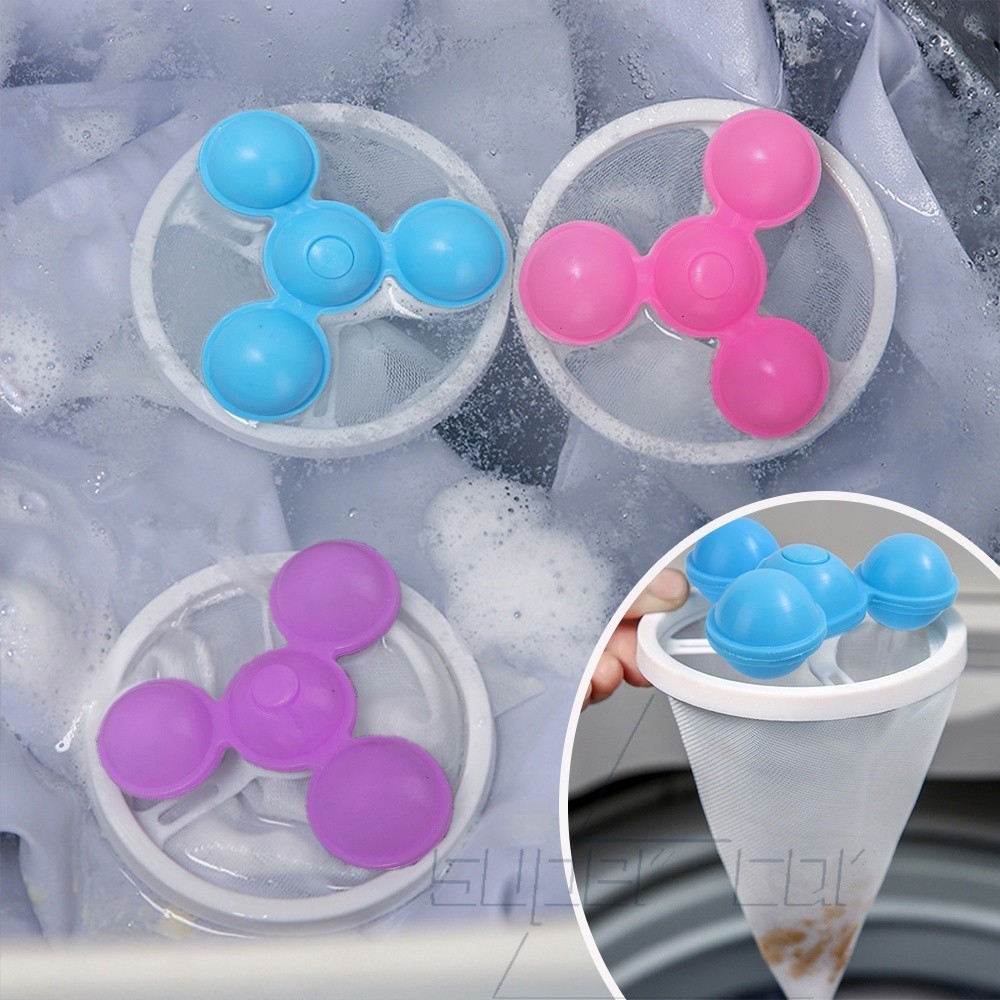 ถุงตาข่ายกรองผมเครื่องซักผ้า-สัตว์เลี้ยงผมผ้าสําลี น้ํายาล้าง กระเป๋า,ซักรีดผ้าสําลีจับ,เครื่องมือทําความสะอาดที่มีประสิทธิภาพสําหรับเครื่องซักผ้า-กรองตาข่ายพรี