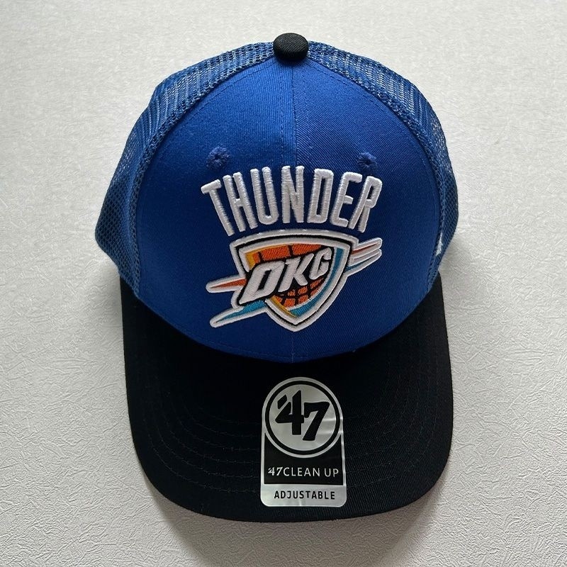47brand Thunder Blue Baseball Cap Mesh Breathable Duckbill Cap