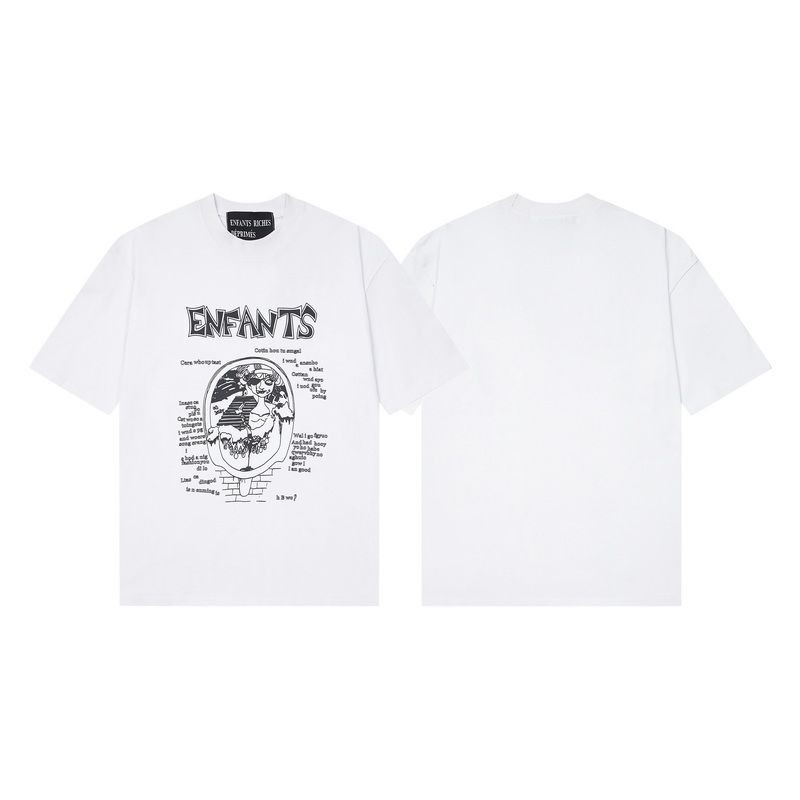 ERD Melanchon Fu รุ่นที่สอง สไตล์ยุโรปและอเมริกัน ออกแบบใหม่ สวมใส่สบาย พิมพ์สโลแกนรอบคอด้านบน แขนสั