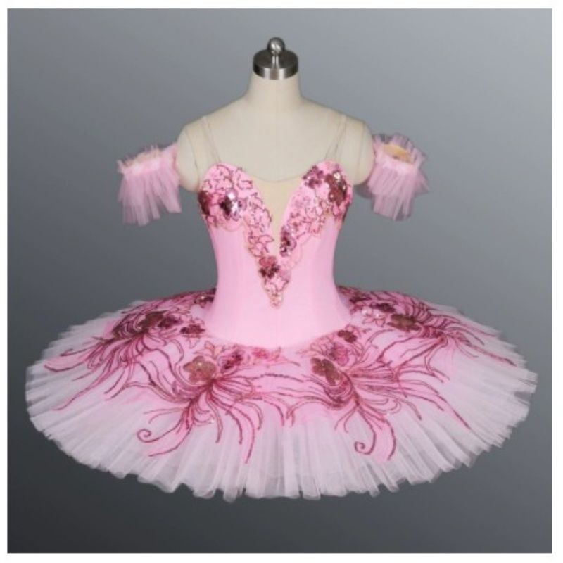 ZST เด็กบัลเล่ต์ tutu กระโปรง Little Swan Puffy กระโปรงผ้ากอซ Suspender เครื่องแต่งกาย Swan Lake Dance เครื่องแต่งกาย