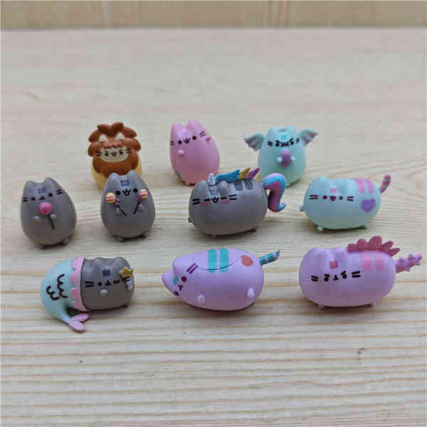สินค้าจํานวนมากของแท้ Pusheen Corp Pusheen Corp Unicorn Rainbow Horse รูปตุ๊กตาตกแต่ง